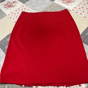Chic Red Pencil Skirt for Women